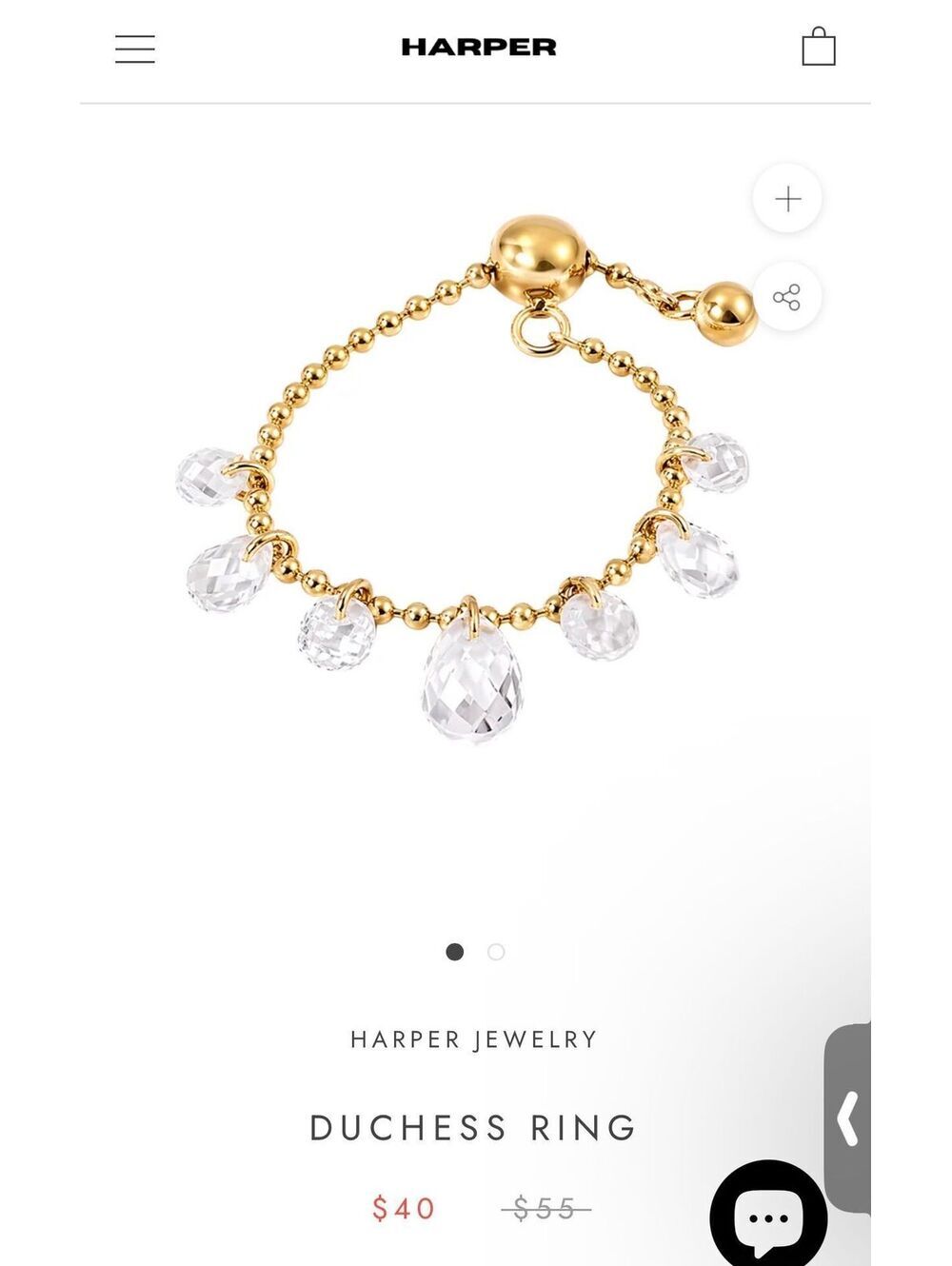 Harper Jewelry- Gold Duchess Ring
